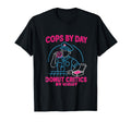 Diner Neon Police Donut Critic Novelty T-Shirt - Trendy Graphic Men Women - T-Shirt, Sweatshirt, Hoodie
