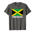 Montego Bay Distressed Jamaican Flag T-Shirt - Fun Novelty Design Unisex - T-Shirt, Sweatshirt, Hoodie