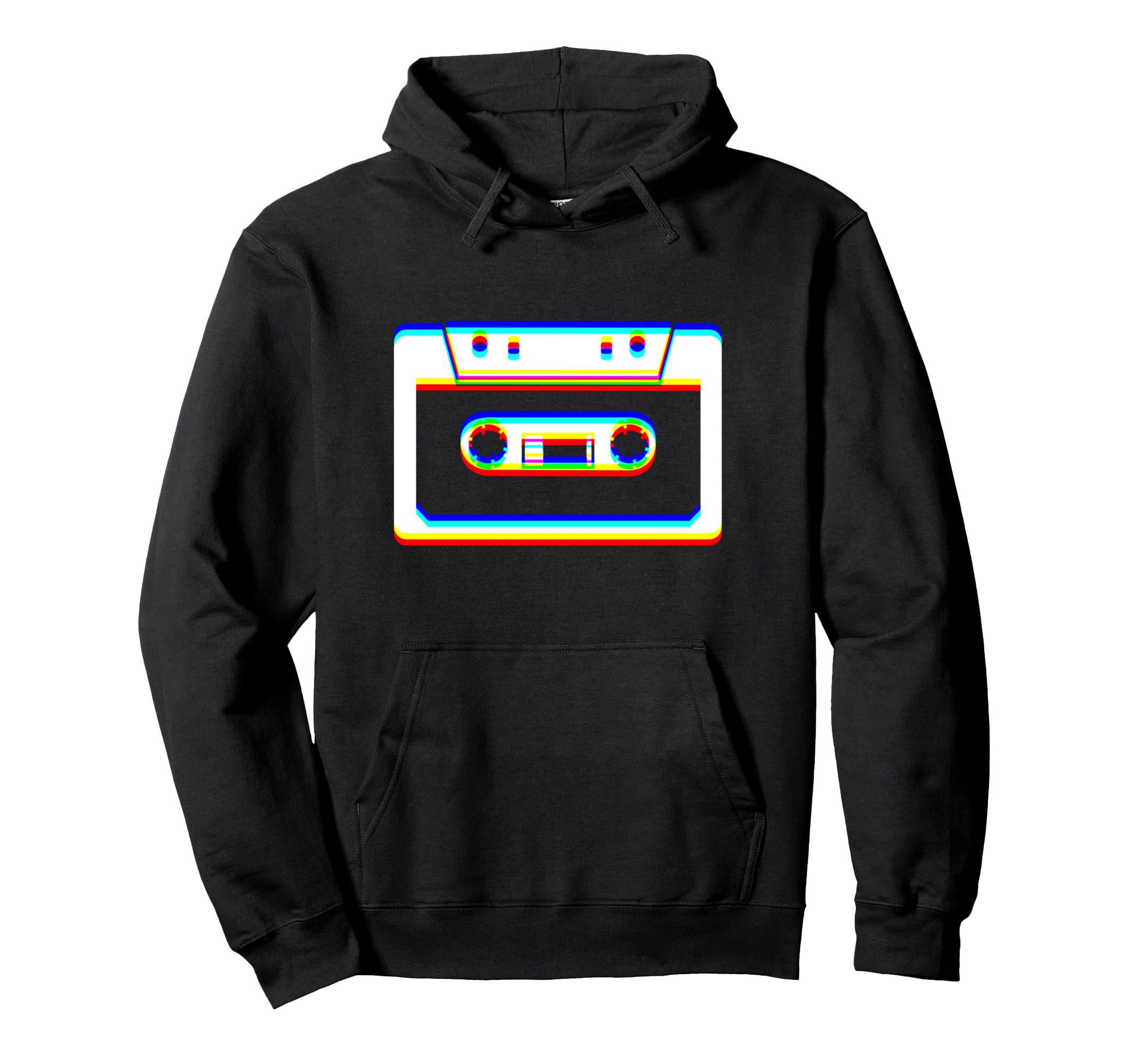 Glitch Art Optical Illusion Vaporwave Hoodie - Custom Art Print Unisex - T-Shirt, Sweatshirt, Hoodie