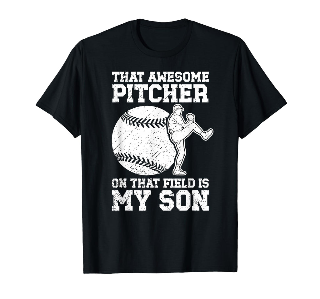 Baseball Pitcher Mom Proud Baseball T-Shirt - Aesthetic Graphic Unisex - T-Shirt, Sweatshirt, Hoodie