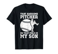 Baseball Pitcher Mom Proud Baseball T-Shirt - Aesthetic Graphic Unisex - T-Shirt, Sweatshirt, Hoodie