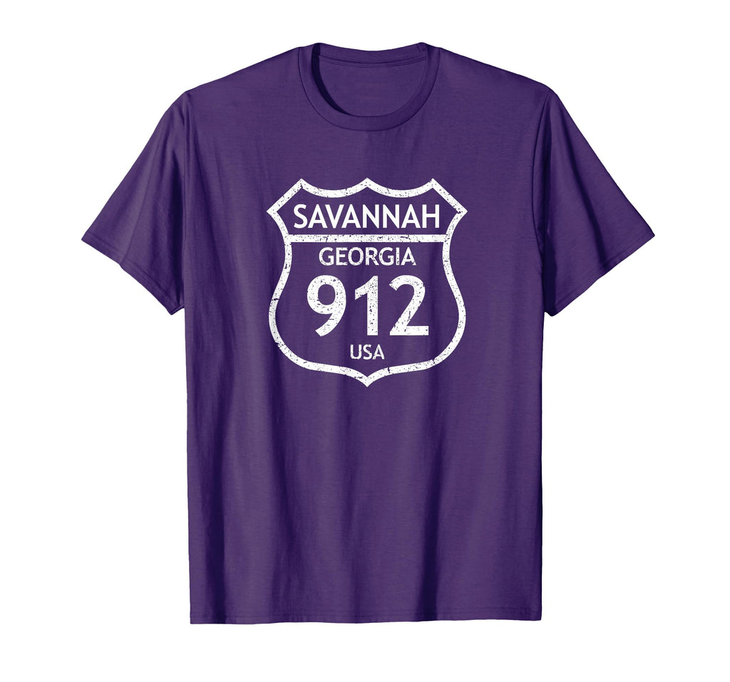 Savannah 912 Georgia Area Code Ga T-Shirt - Minimalist Print for Adults - T-Shirt, Sweatshirt, Hoodie