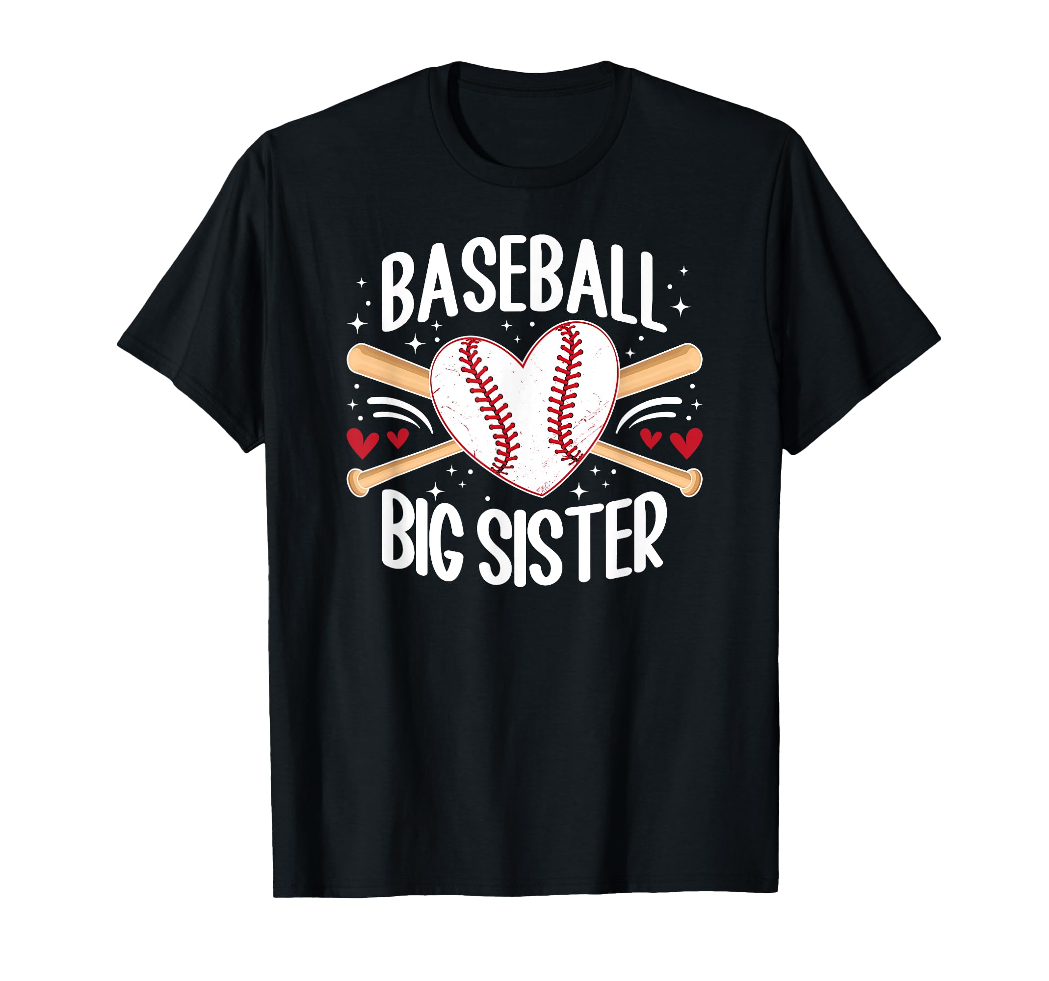 Baseball Big Sister Baseball Player T-Shirt - Unique Graphic for Adults - T-Shirt, Sweatshirt, Hoodie