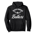 Busy Raising Ballers Pitcher Hoodie - Casual Everyday Wear for Adults - T-Shirt, Sweatshirt, Hoodie