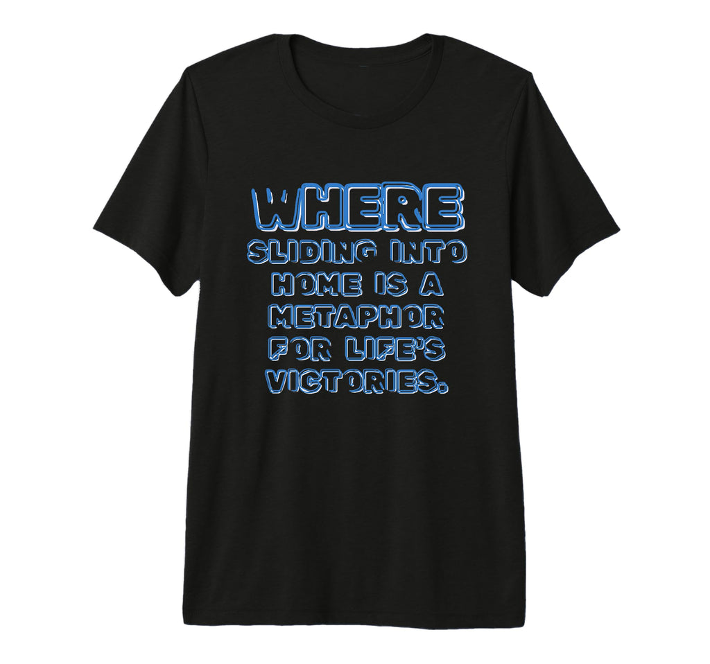 Baseball Player Coach Gift Funny Tri T-Shirt - Novelty Apparel for Adults - T-Shirt, Sweatshirt, Hoodie