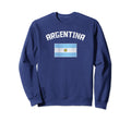 Distressed Argentina Flag Argentinian Sweatshirt - Trendy Graphic Unisex - T-Shirt, Sweatshirt, Hoodie