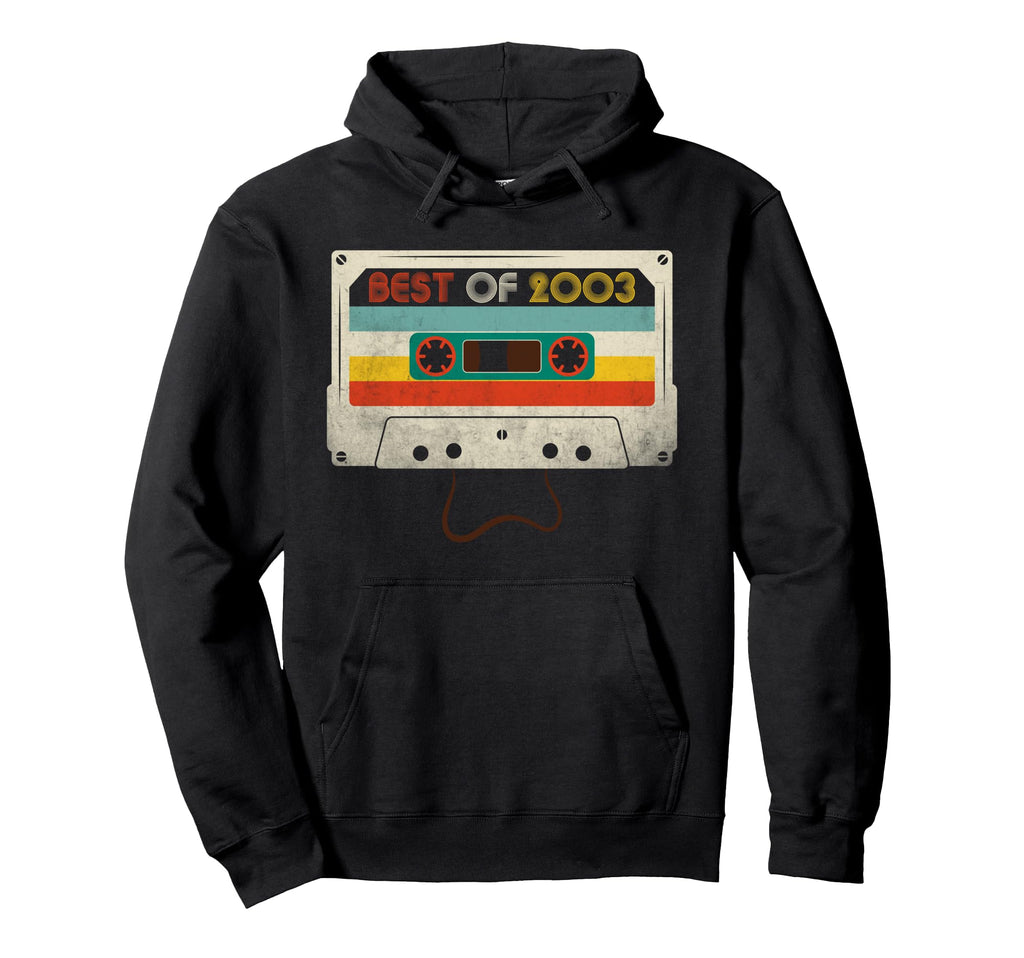 22Nd Birthday Gifts Best 2003 Cassette Tape Hoodie - Novelty Apparel Unisex - T-Shirt, Sweatshirt, Hoodie
