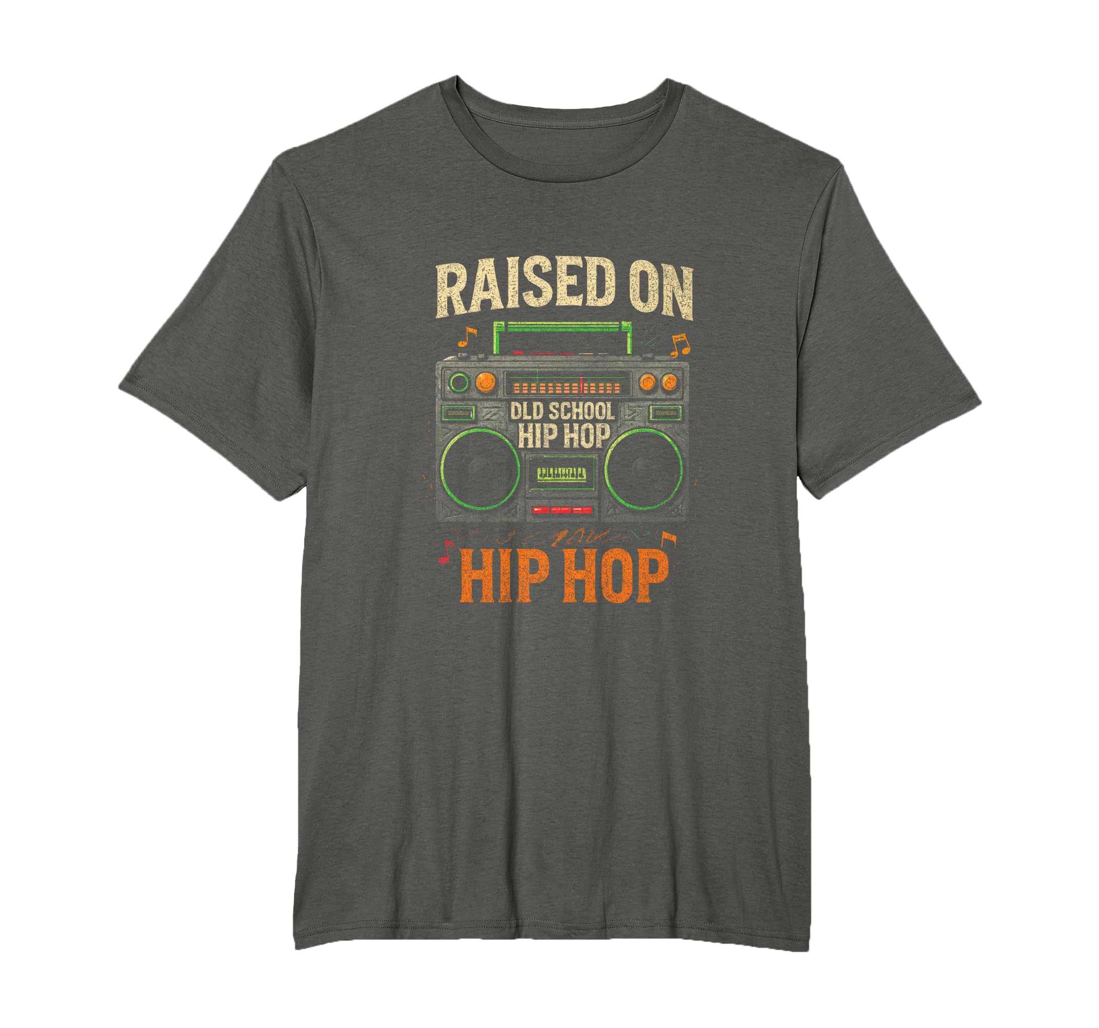 Raised Old School Hip Hop Hiphop T-Shirt - Fun Novelty Design Men Women - T-Shirt, Sweatshirt, Hoodie
