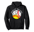 Papa Ballers Funny Baseball Hoodie - Casual Everyday Wear Men Women - T-Shirt, Sweatshirt, Hoodie