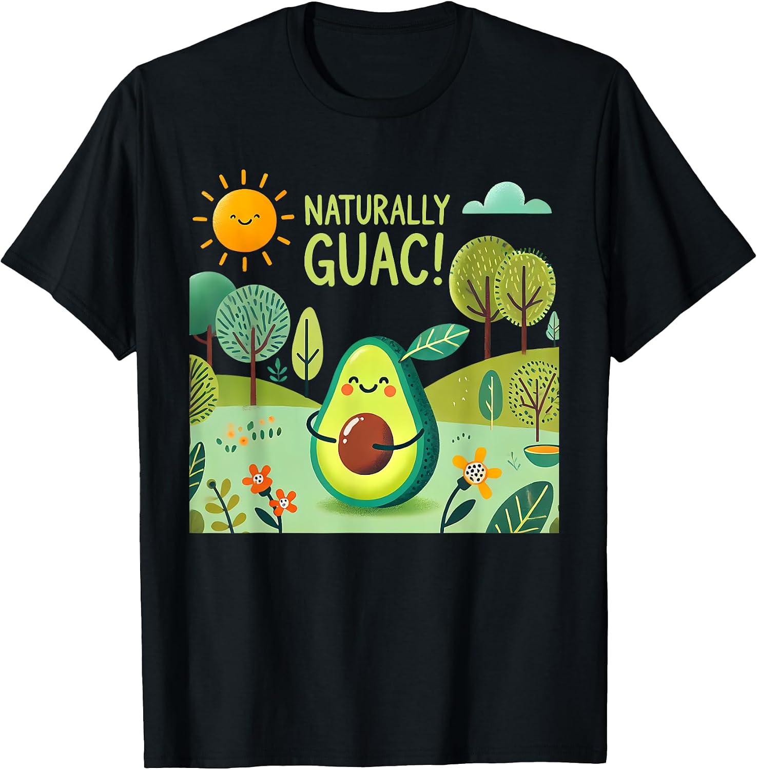Avocado Fans and Nature Lovers Cute Guacamole - Adult & Kids T-Shirts, Sweatshirts & Hoodies apparel design preview 1