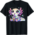 Funny Bubble Boba Tea Axolotl Lover Graphic - Adult & Kids T-Shirts, Sweatshirts & Hoodies apparel design preview 1