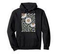 Boho Daisy Flower Colors Botanical Hoodie - Streetwear Style Men Women - T-Shirt, Sweatshirt, Hoodie