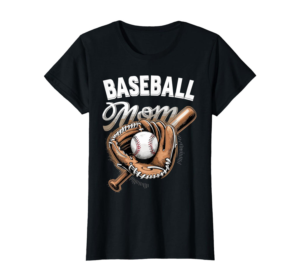 Baseball Mom Baseball Player T-Shirt - Custom Art Print Unisex - T-Shirt, Sweatshirt, Hoodie