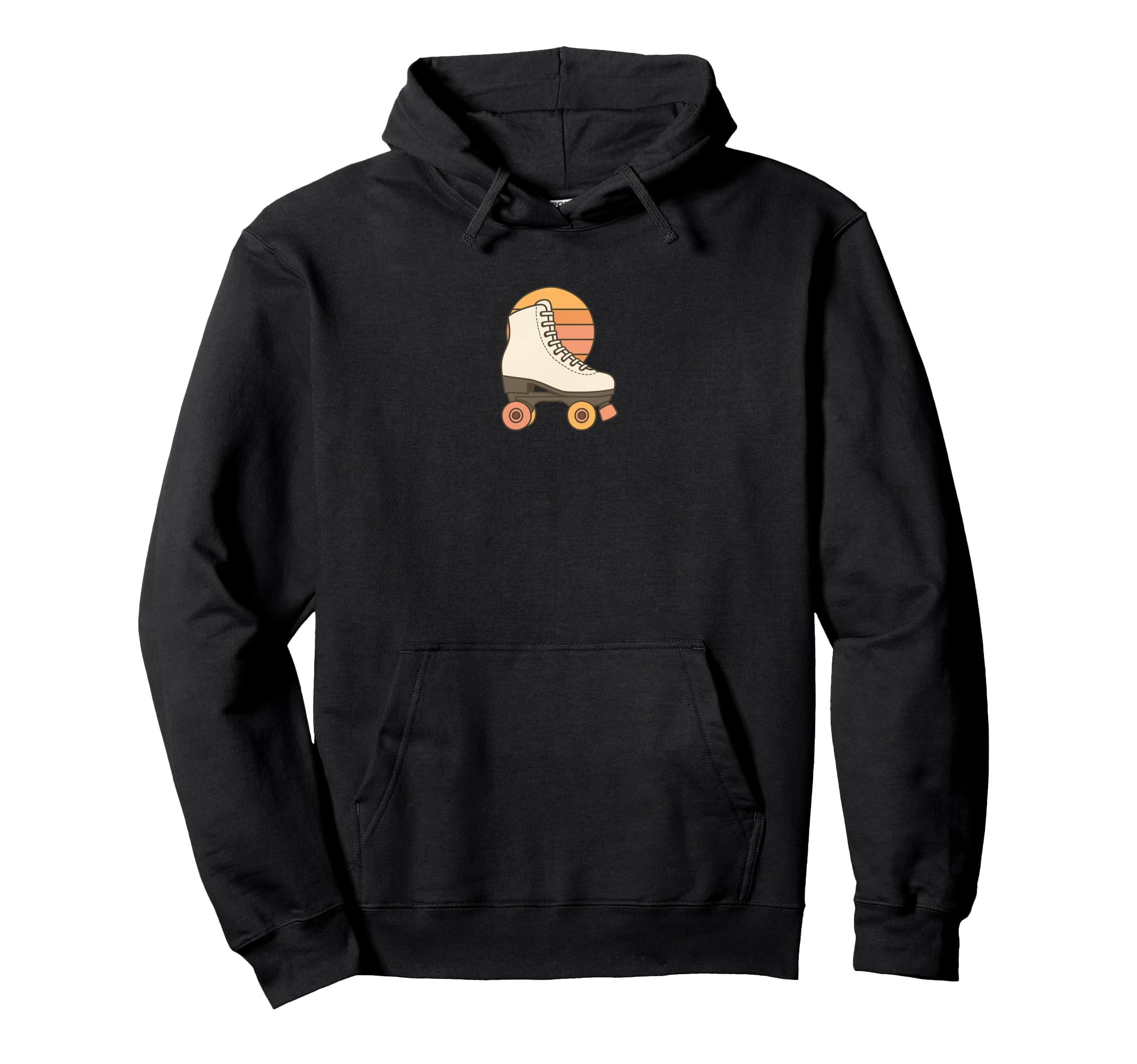 Roller Skate 70S Sunset Hoodie - Fun Novelty Design Unisex - T-Shirt, Sweatshirt, Hoodie