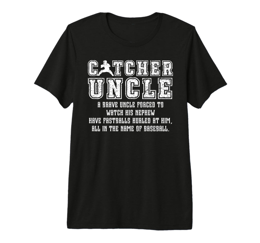 Mens Baseball Catcher Uncle Baseball T-Shirt - Streetwear Style for Adults - T-Shirt, Sweatshirt, Hoodie