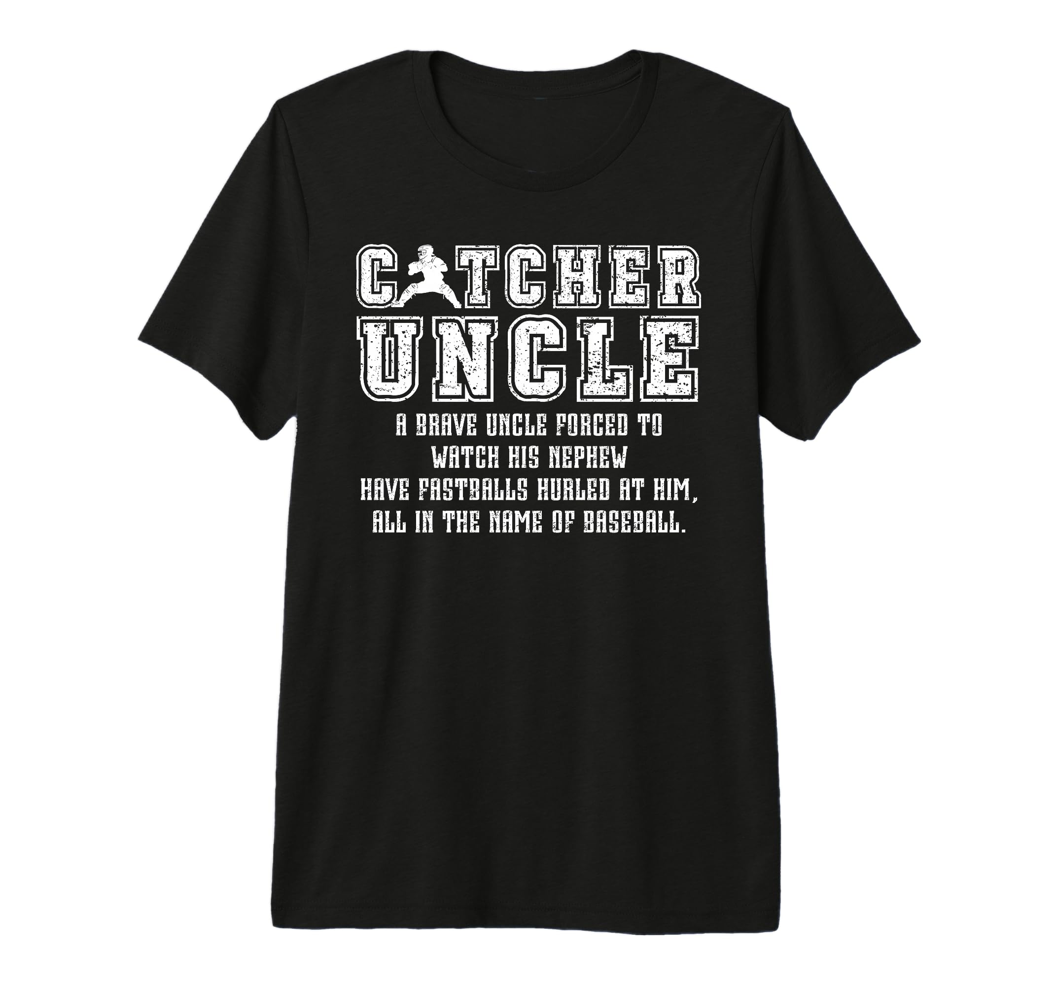 Mens Baseball Catcher Uncle Baseball T-Shirt - Streetwear Style for Adults - T-Shirt, Sweatshirt, Hoodie