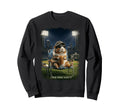 Funny Guinea Pig Ballfield Baseball Sweatshirt - Fun Novelty Design Unisex - T-Shirt, Sweatshirt, Hoodie