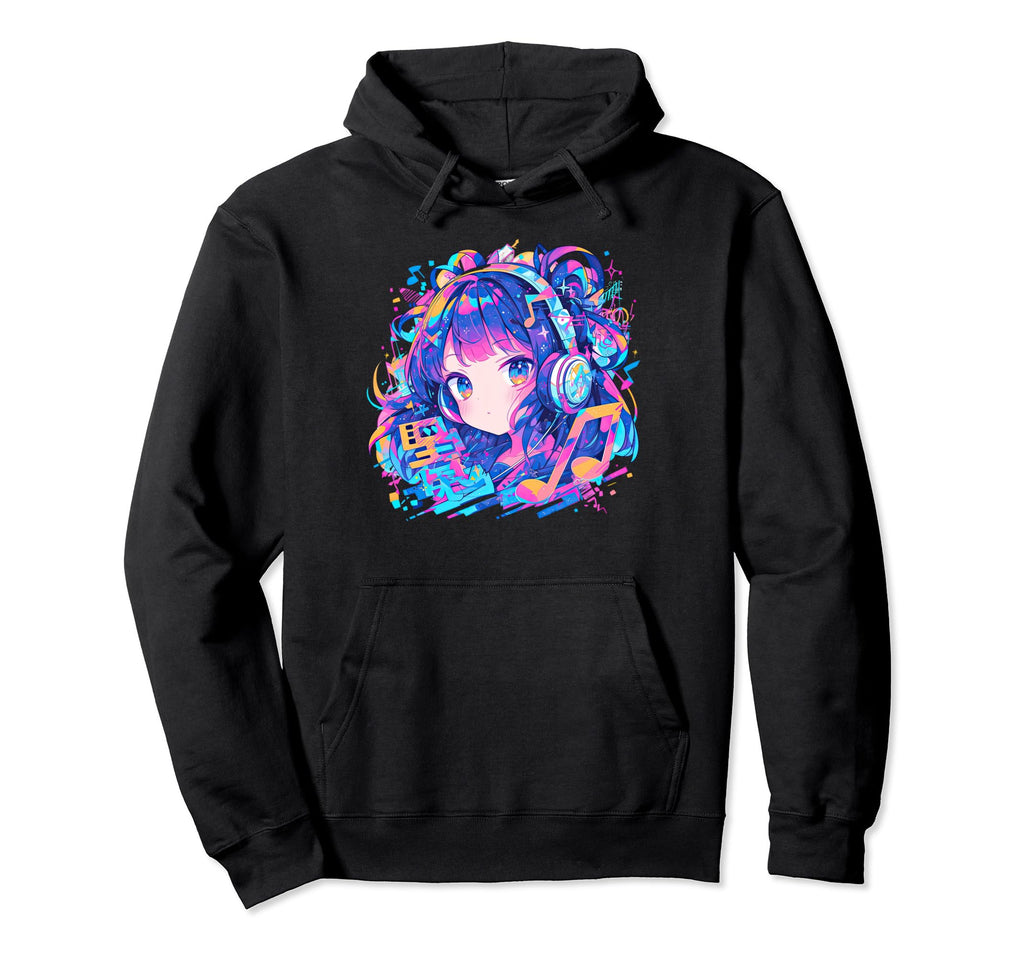 Kawaii Anime Vaporwave Japanese Pop Music Hoodie - Unique Graphic Unisex - T-Shirt, Sweatshirt, Hoodie