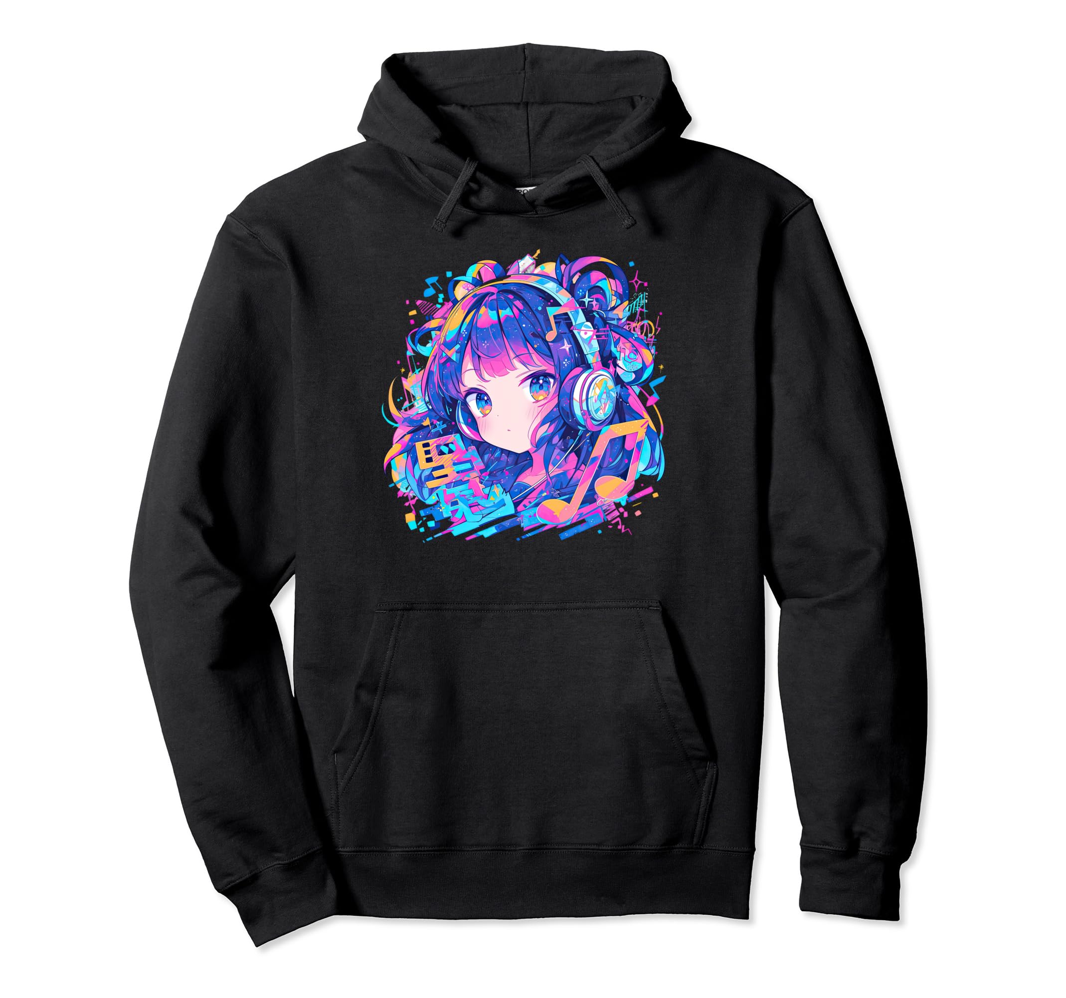 Kawaii Anime Vaporwave Japanese Pop Music Hoodie - Unique Graphic Unisex - T-Shirt, Sweatshirt, Hoodie