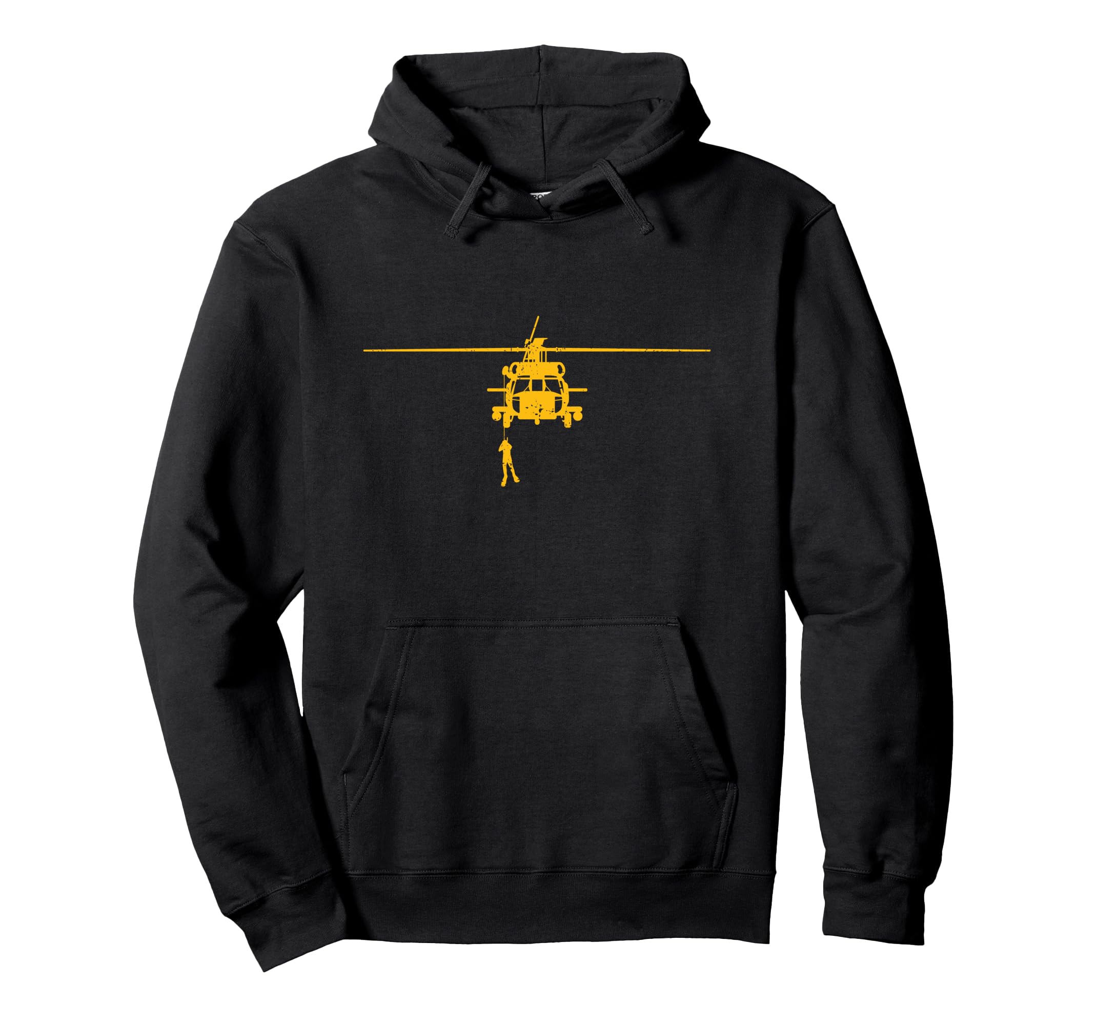 H 60 Helicopter Search And Rescue Hoodie - Fun Novelty Design for Adults - T-Shirt, Sweatshirt, Hoodie