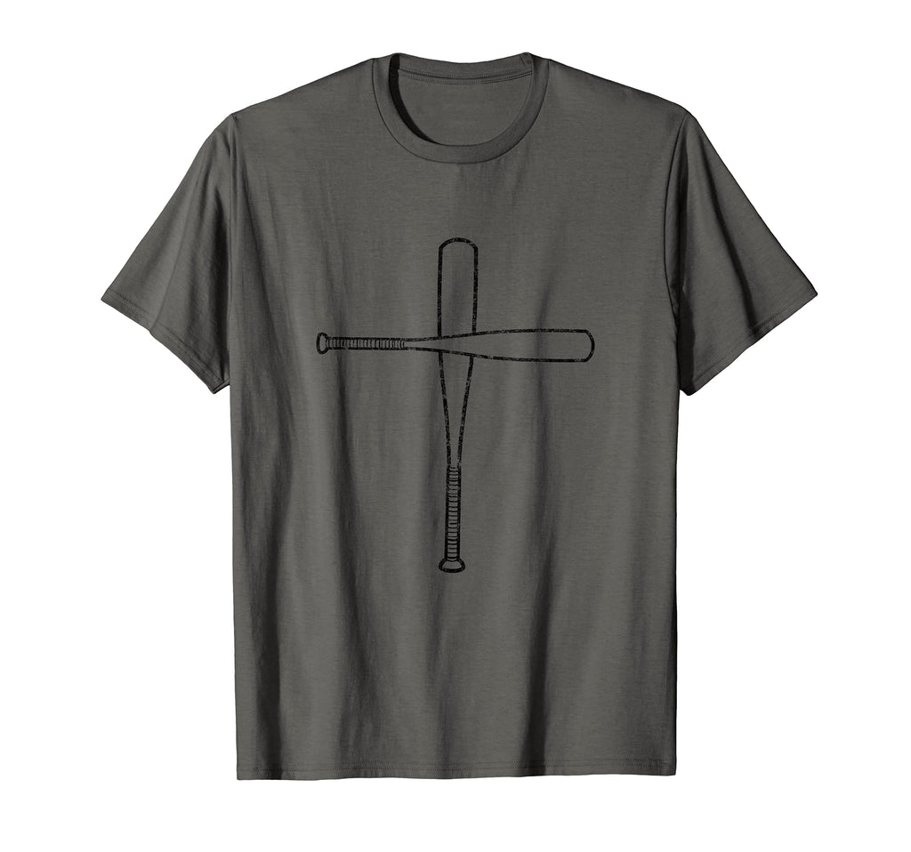 Baseball Bats Cross Faith Coach Funny T-Shirt - Trendy Graphic for Adults - T-Shirt, Sweatshirt, Hoodie