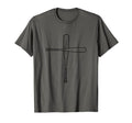 Baseball Bats Cross Faith Coach Funny T-Shirt - Trendy Graphic for Adults - T-Shirt, Sweatshirt, Hoodie