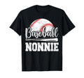 Baseball Nonnie Baseball Player Game Day T-Shirt - Unique Graphic Unisex - T-Shirt, Sweatshirt, Hoodie