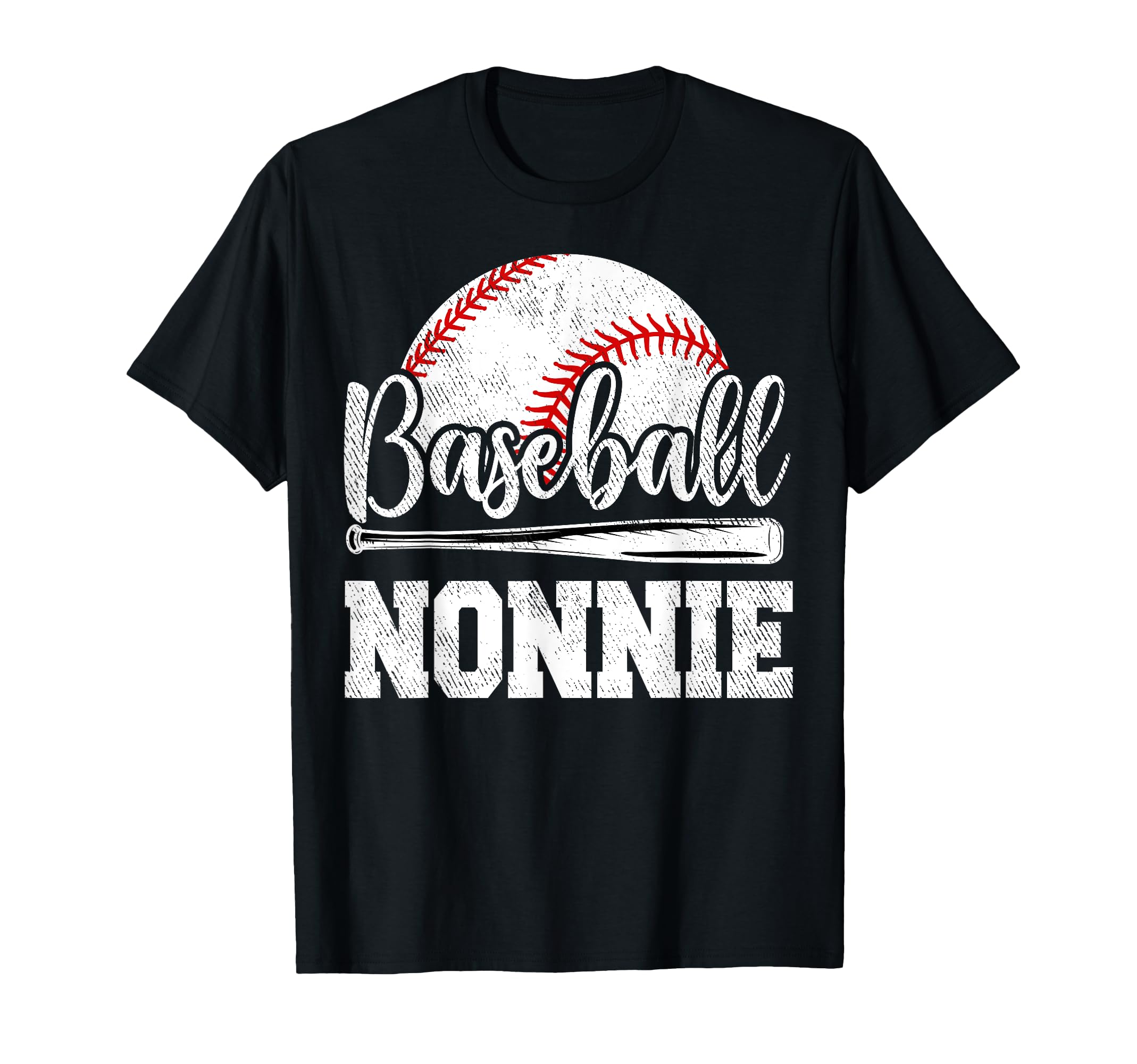Baseball Nonnie Baseball Player Game Day T-Shirt - Unique Graphic Unisex - T-Shirt, Sweatshirt, Hoodie
