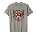 Heartbreak Lyrics Liquor Pinup Guitar T-Shirt - Graphic Print Men Women - T-Shirt, Sweatshirt, Hoodie