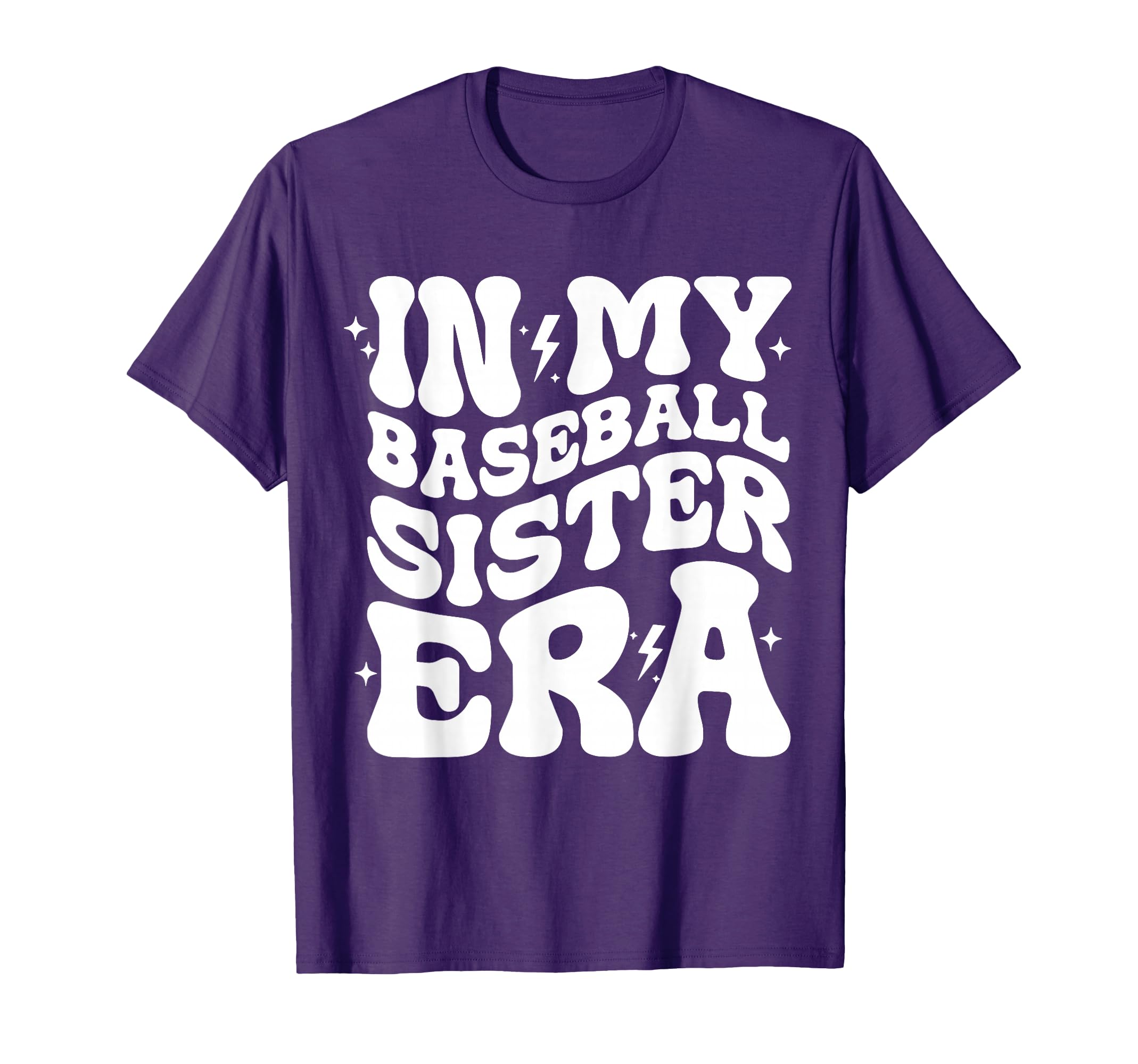 My Baseball Sister Era Funny Game Day T-Shirt - Minimalist Print Men Women - T-Shirt, Sweatshirt, Hoodie