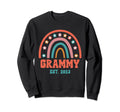 Grammy Groovy Grandma Est 2023 Sweatshirt - Unique Graphic Men Women - T-Shirt, Sweatshirt, Hoodie