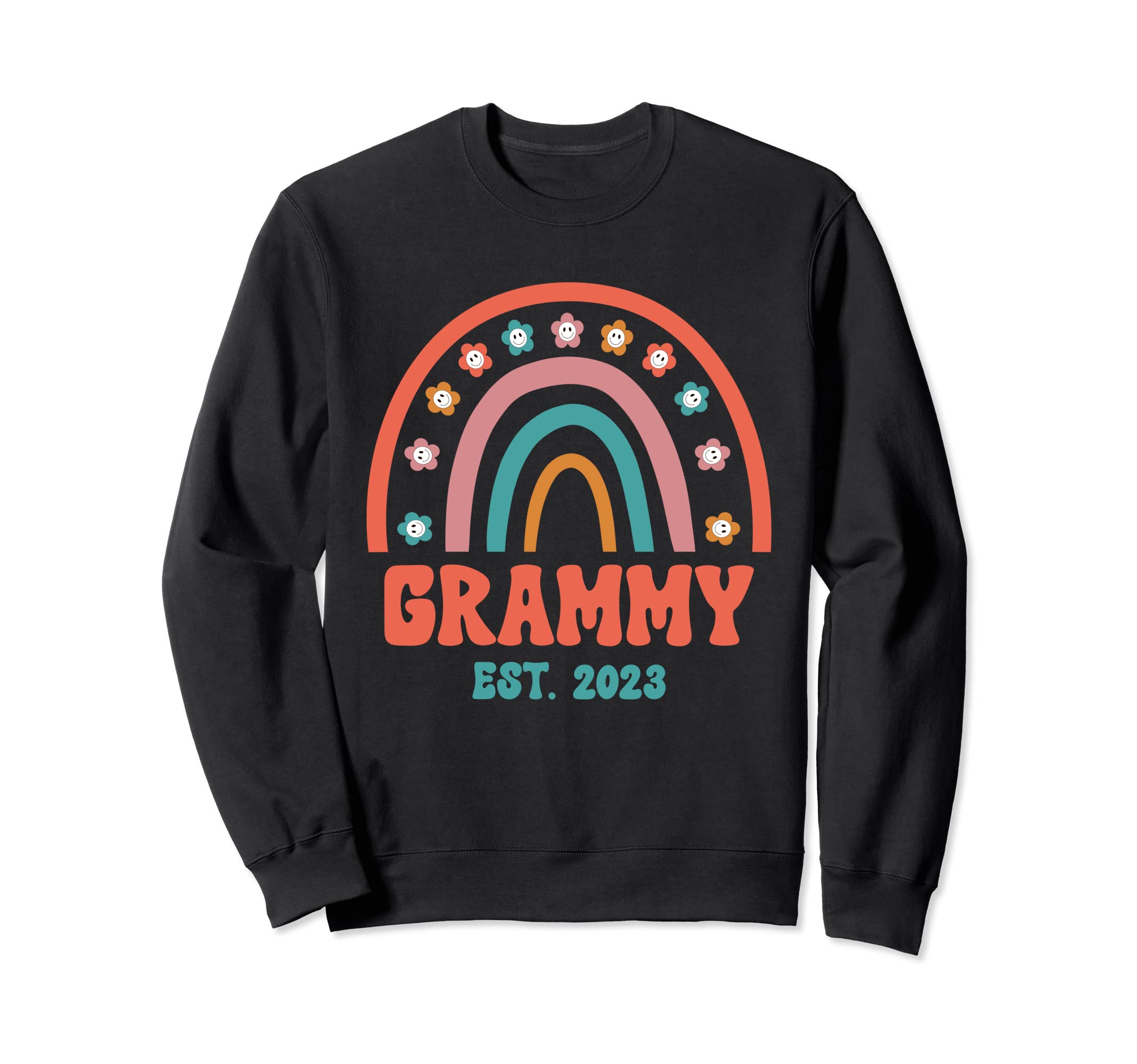 Grammy Groovy Grandma Est 2023 Sweatshirt - Unique Graphic Men Women - T-Shirt, Sweatshirt, Hoodie