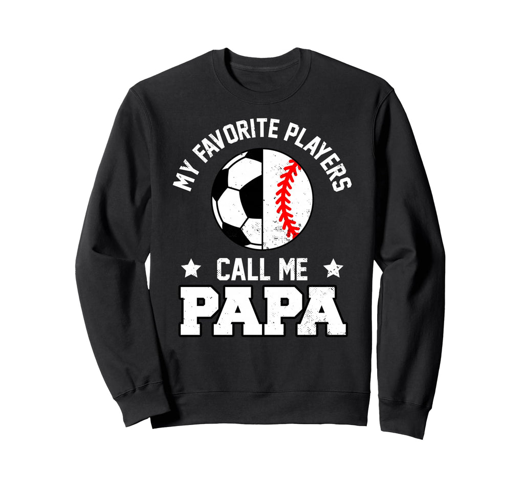 My Favorites Soccer Baseball Sweatshirt - Casual Everyday Wear for Adults - T-Shirt, Sweatshirt, Hoodie