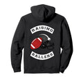 Football Mom Dad Parenting Raising Hoodie - Aesthetic Graphic Men Women - T-Shirt, Sweatshirt, Hoodie