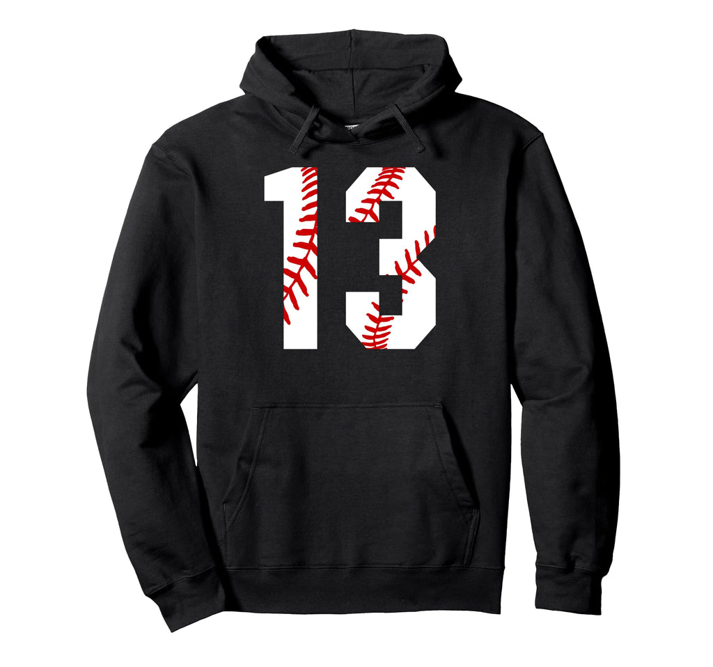 Baseball Mom 13 Jersey Baseball Hoodie - Trendy Graphic for Adults - T-Shirt, Sweatshirt, Hoodie
