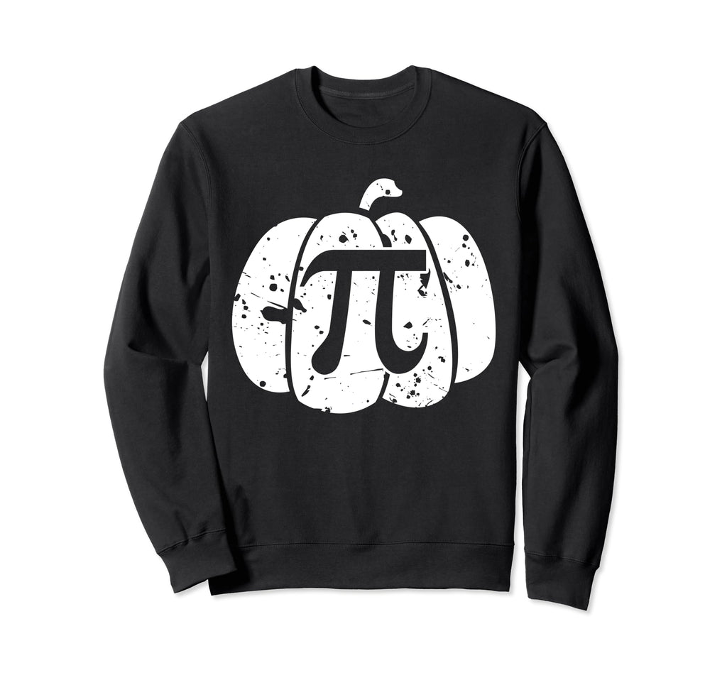 Distressed Pumpkin Pi Sweatshirt - Custom Art Print Men Women - T-Shirt, Sweatshirt, Hoodie