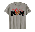 Wildcat Football Mom Heart Football T-Shirt - Streetwear Style Men Women - T-Shirt, Sweatshirt, Hoodie