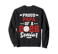 Class 2026 Senior Year Baseball Papa Sweatshirt - Minimalist Print Unisex - T-Shirt, Sweatshirt, Hoodie