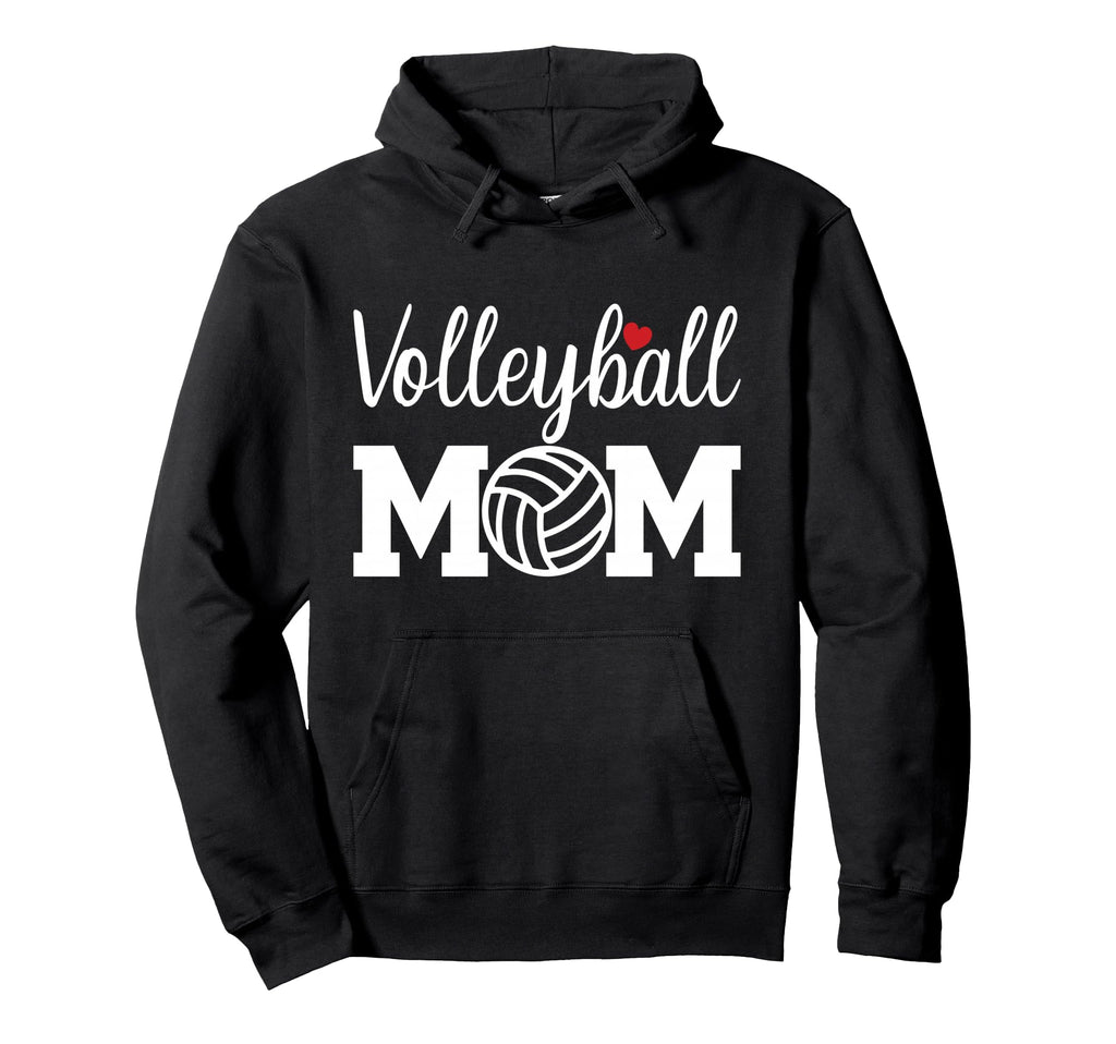 Volleyball Mom Life Game Day Cheer Hoodie - Novelty Apparel for Adults - T-Shirt, Sweatshirt, Hoodie