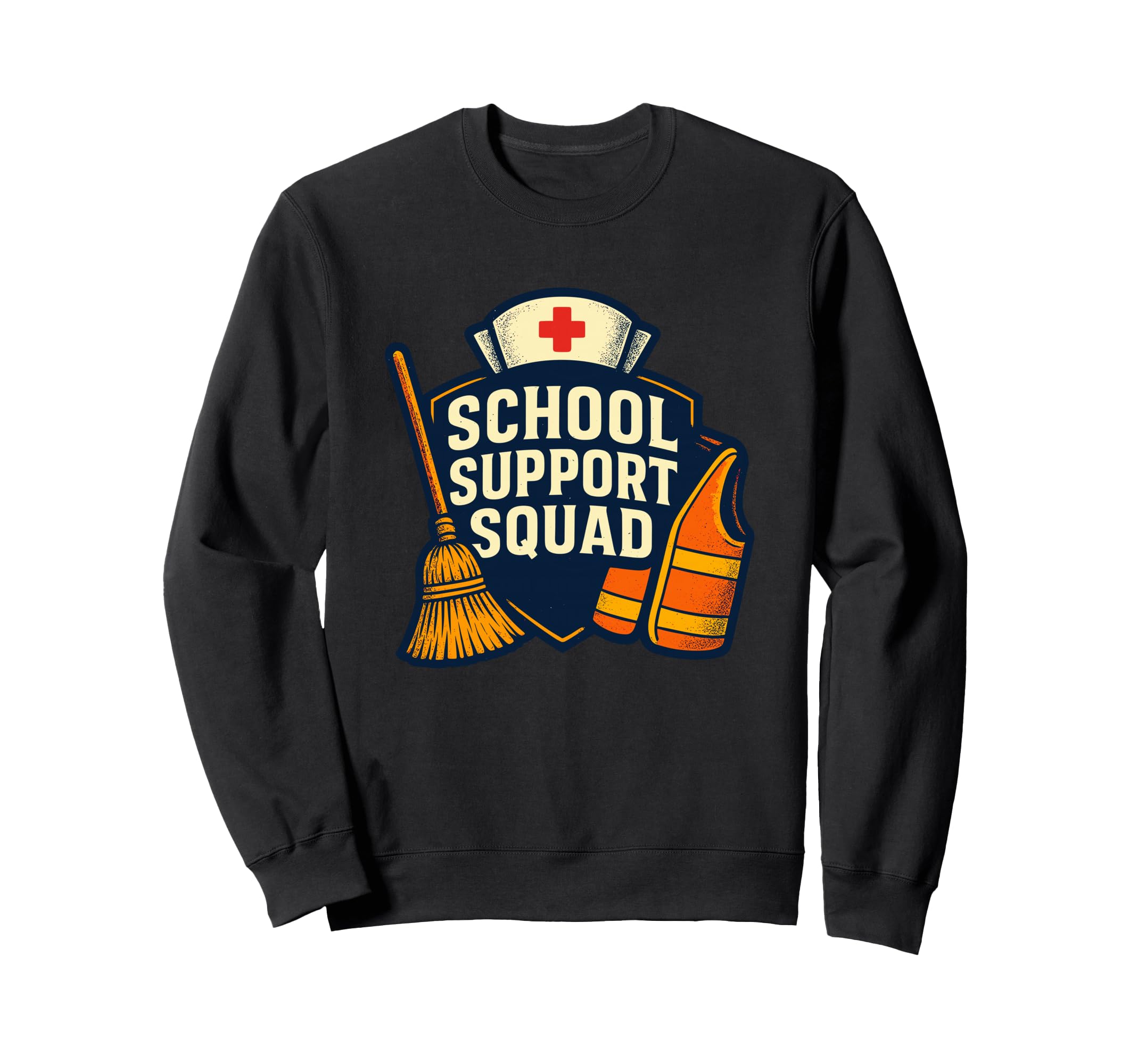 School Support Squad Sweatshirt - Graphic Print Unisex - T-Shirt, Sweatshirt, Hoodie