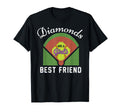 Funny Softball Diamonds Are Best Friend T-Shirt - Unique Graphic Unisex - T-Shirt, Sweatshirt, Hoodie