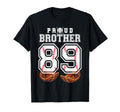 Proud Brother Baseball Player Number 89 T-Shirt - Unique Graphic Men Women - T-Shirt, Sweatshirt, Hoodie