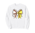 Softball Baseball Mom Bow Sweatshirt - Streetwear Style for Adults - T-Shirt, Sweatshirt, Hoodie