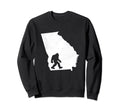 Georgia Distressed Map Sasquatch Sweatshirt - Streetwear Style Men Women - T-Shirt, Sweatshirt, Hoodie