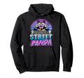 Street Panda Synthwave Retrowave Hoodie - Aesthetic Graphic for Adults - T-Shirt, Sweatshirt, Hoodie