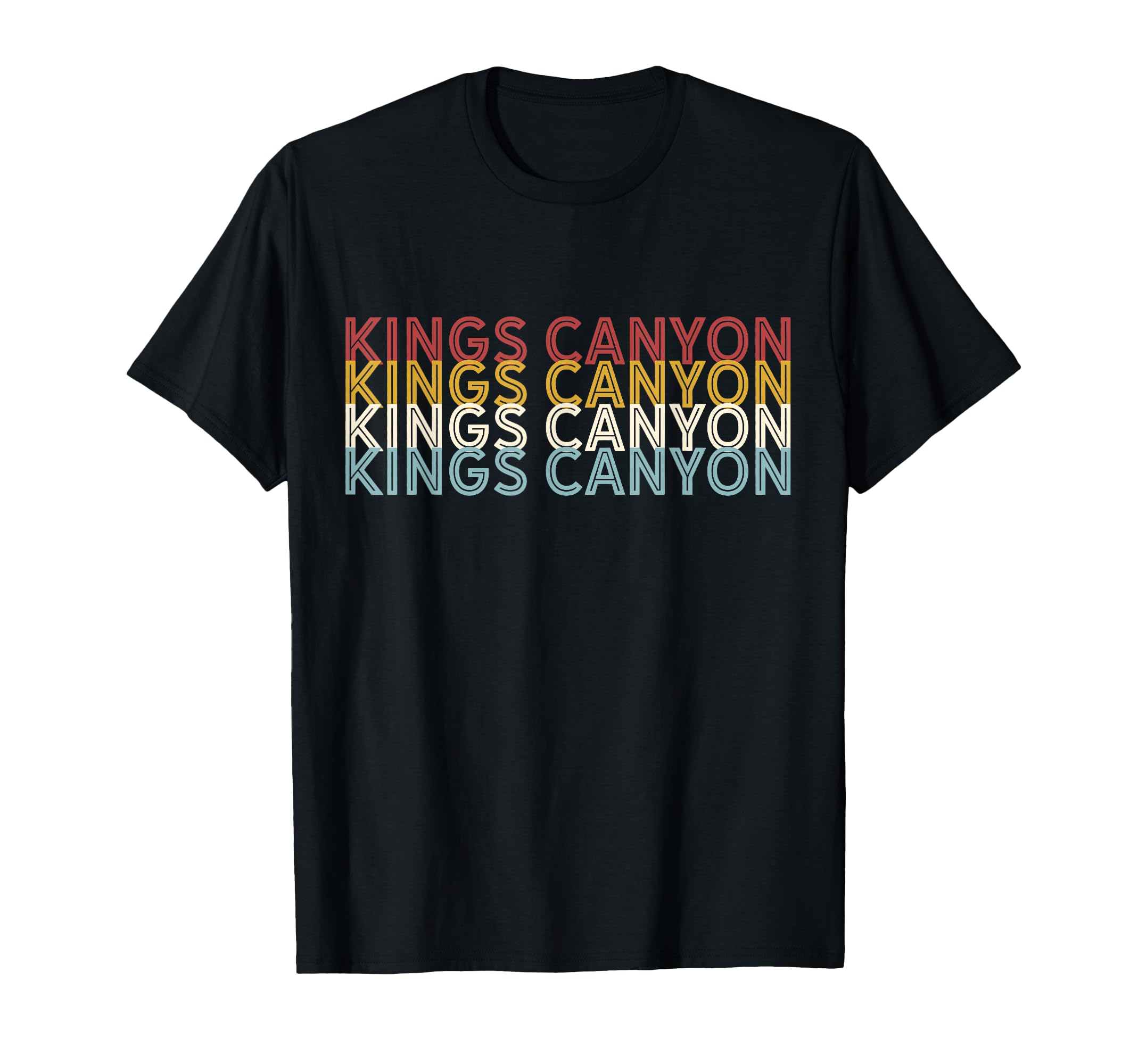 70S Usa Kings Canyon National Park T-Shirt - Custom Art Print Men Women - T-Shirt, Sweatshirt, Hoodie