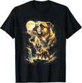 Bulldog Howling At The Moon Meme - Adult & Kids T-Shirts, Sweatshirts & Hoodies apparel design preview 1