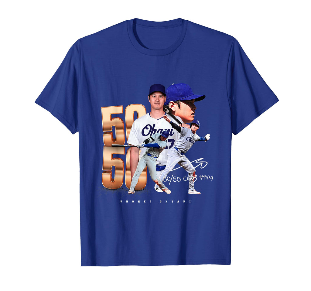 Shohei Ohtani 50 50 Club Los Angeles T-Shirt - Aesthetic Graphic Men Women - T-Shirt, Sweatshirt, Hoodie