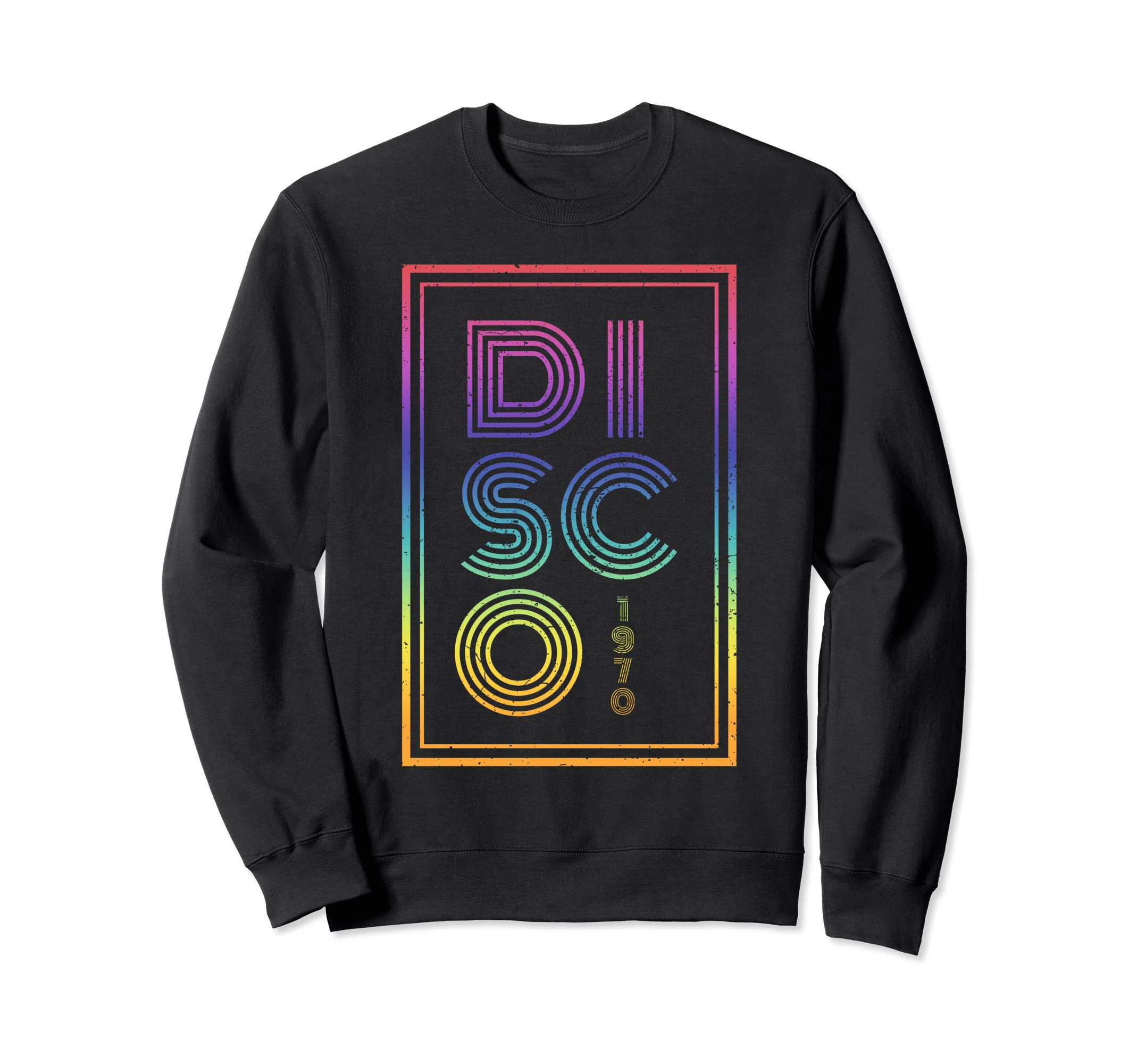 Funky 70S Disco Fever Seventies Sweatshirt - Fun Novelty Design for Adults - T-Shirt, Sweatshirt, Hoodie