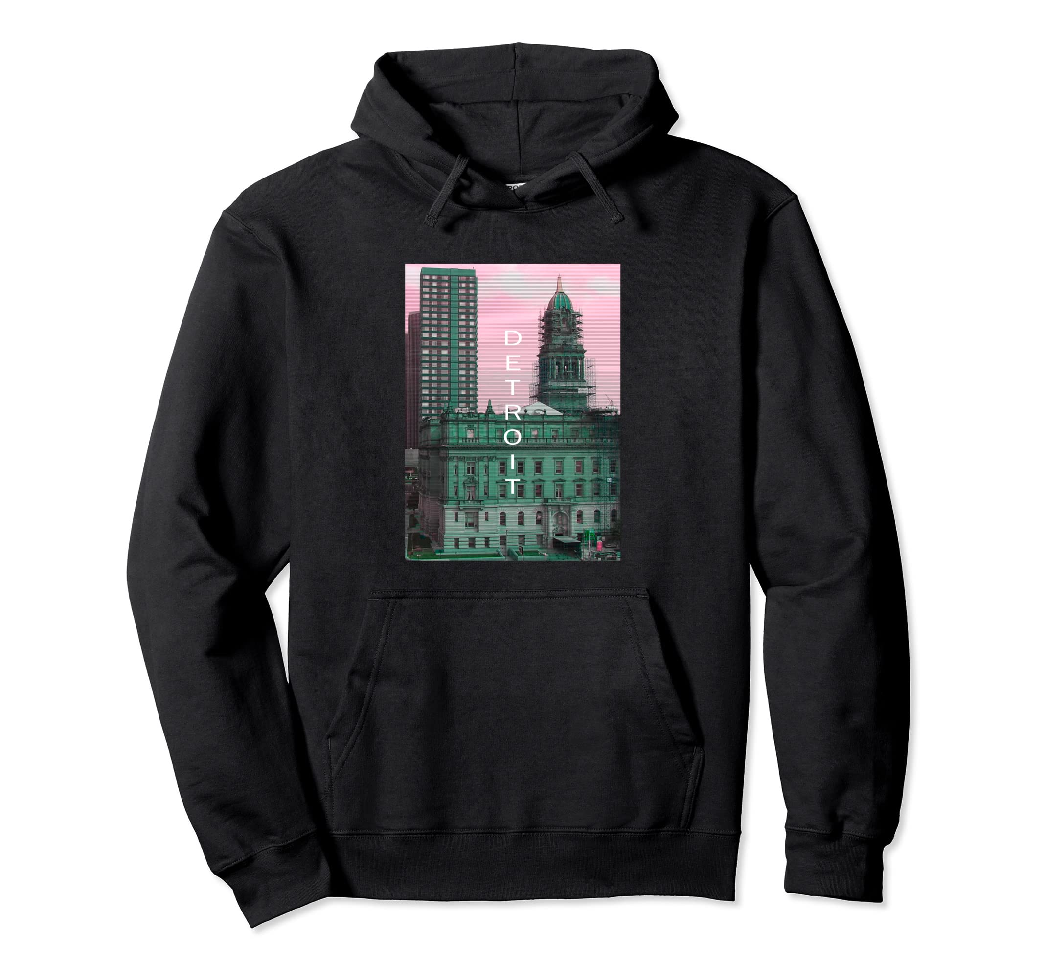 Michigan Vaporwave Aesthetic Souvenir Mi Hoodie - Aesthetic Graphic Unisex - T-Shirt, Sweatshirt, Hoodie